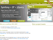 Tablet Screenshot of diem-project.org